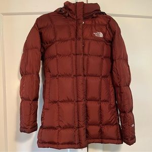 The North Face Metallic Rust Puffer Jacket